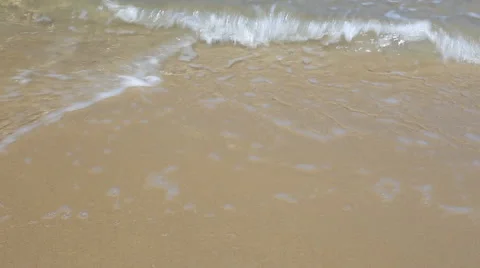 Waves On The Beach Stock Footage 42471044