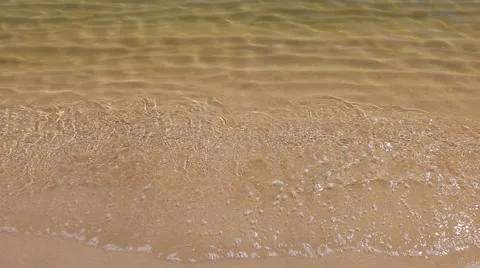 Waves On The Beach Stock Footage 48036883