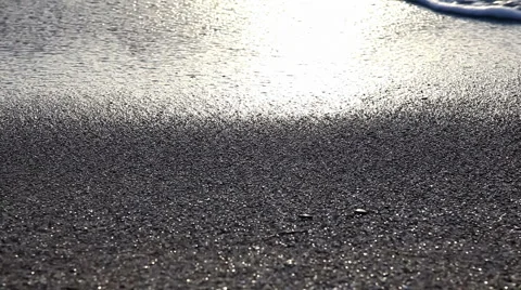 Waves on beach Stock Footage 50905564