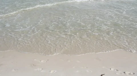 Waves on a Beach Stock-Footage 51261166