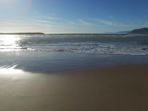 Waves at the beach Stock Footage 72495581