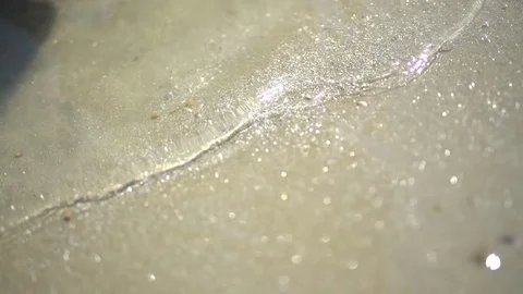 Waves at the beach Stock Footage 77980244