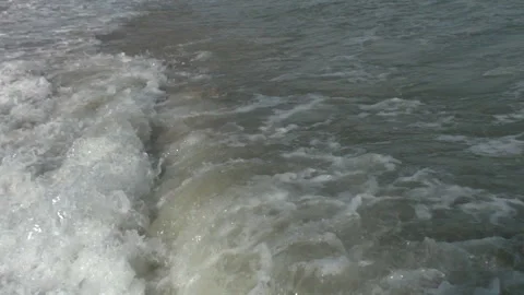 Waves on the beach Stock Footage 86134147