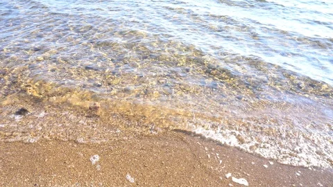 Waves on the beach Stock-Footage 92110781