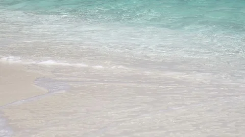 Waves on beach Stock Footage 112228823