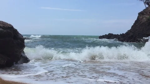 Waves at the beach. Stock Footage 115326400