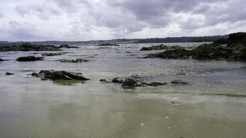 Waves on the beach Video stock 123703466