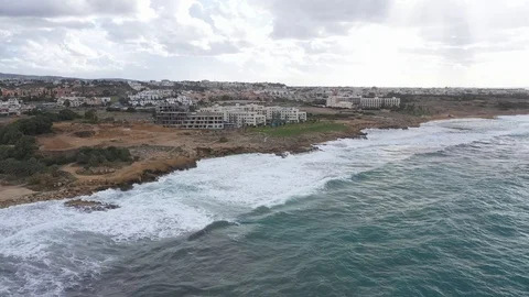 Waves on the beach Stock Footage 125933354