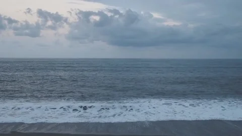 Waves on the beach Stock Footage 134056512