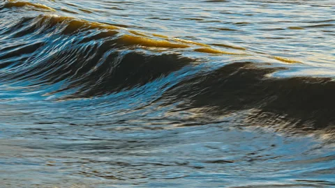 Waves at the Beach Stock Footage 142803169