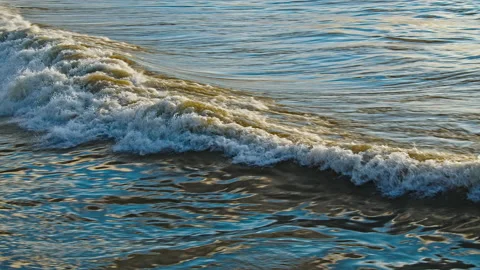 Waves at the Beach Stock Footage 142810789