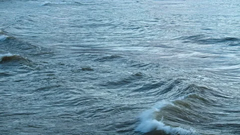 Waves at the Beach Stock Footage 142853254