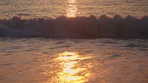Waves at the Beach Stock Footage 144475732