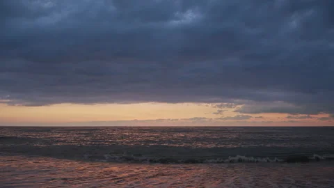 Waves at the Beach Stock Footage 144489268