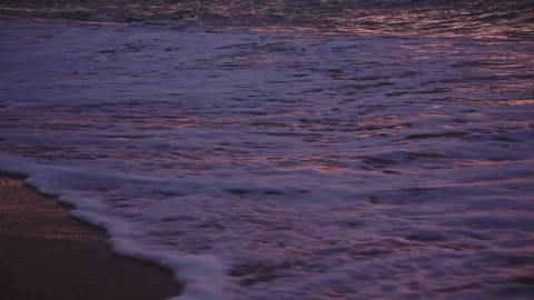 Waves at the Beach Stock Footage 144492328