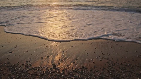 Waves at the Beach Stock Footage 144512644