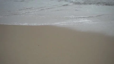 The waves on the beach Stock Footage 144961995