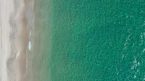 Waves on beach Stock Footage 147515200