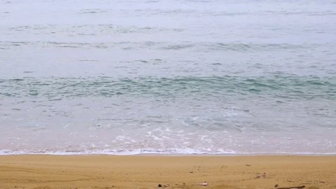Waves on a beach Stock Footage 151011158