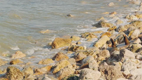 Waves at the Beach Stock Footage 153028465