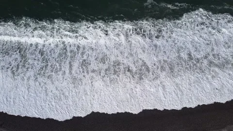 Waves on the beach Stock Footage 164063344