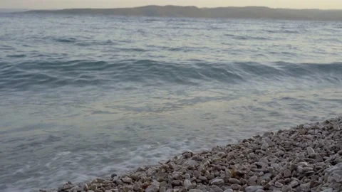 Waves at the Beach Stock Footage 168974339