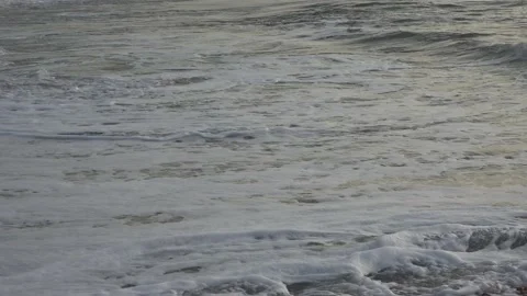 Waves on a beach Video stock 197046091