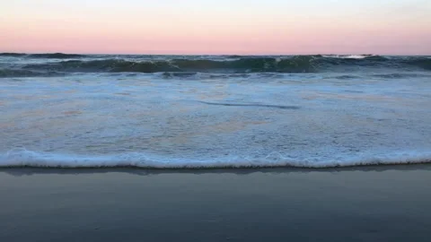 Waves at the beach Stock Footage 198947005