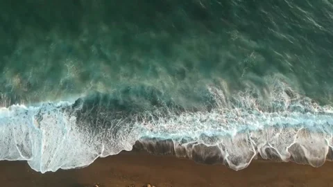 Waves on the beach Stock Footage 199887254
