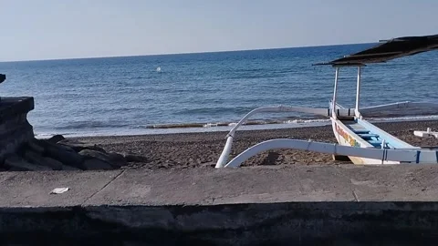 The waves on the beach Stock Footage 213220475