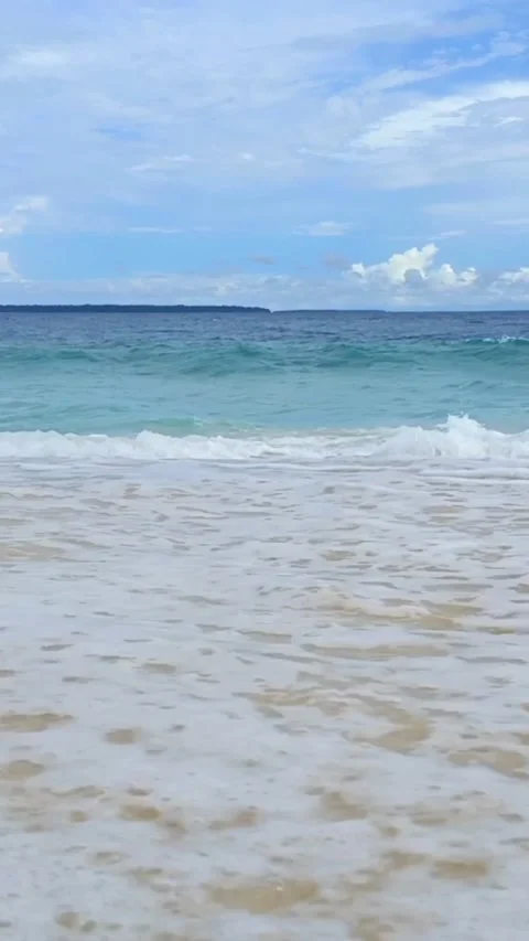 Waves on the beach Stock Footage 238918734