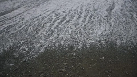 Waves on a beach Stock Footage 243421833