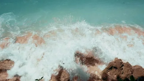 Waves on the beach. Stock Footage 250350855
