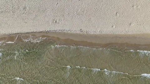 Waves On the Beach Stock Footage 298488480
