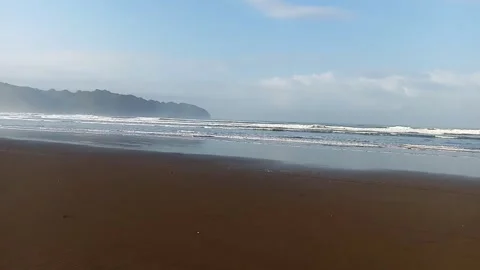 Waves on the beach Stock Footage 314278033