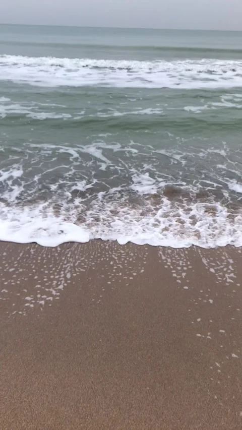 Waves on the beach. Stock Footage 329227608
