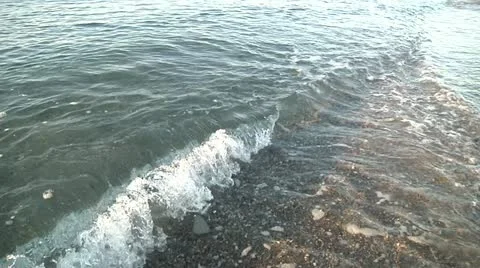 Waves At The Beach Full HD 1080p Stock Footage 11528308