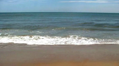 Waves at the beach HD Stock Footage 451017