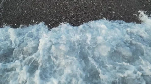Waves on the beach. Montenegro. Stock Footage 266667950