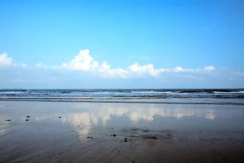 Waves on beach Stock Photos