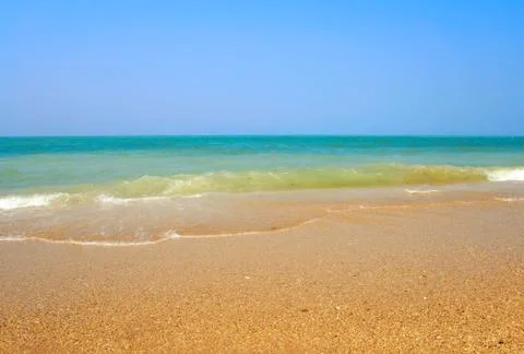 Waves on the beach Stock-Fotos