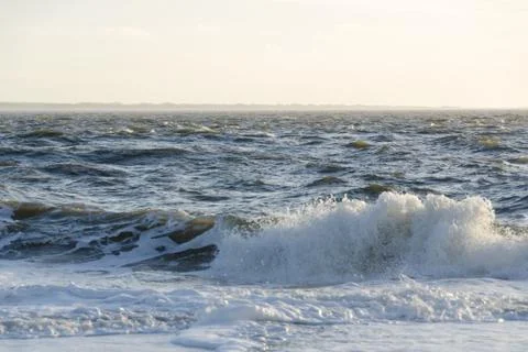 Waves at the beach Stock Photos