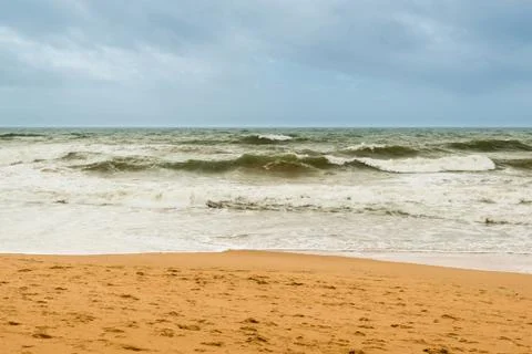 Waves on the beach Stock Photos