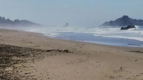Waves on the beach Stock Photos