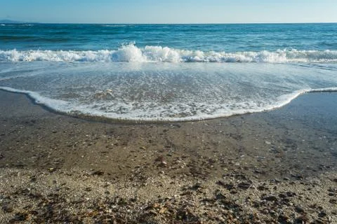 Waves on the beach Stock Photos