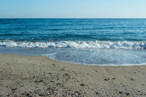 Waves on the beach Foto stock