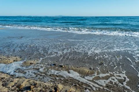 Waves on the beach Stock Photos
