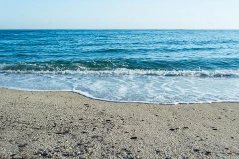 Waves on the beach Stock Photos