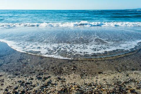 Waves on the beach Stock Photos