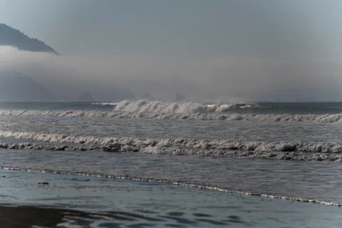 Waves at the beach. Stock Photos